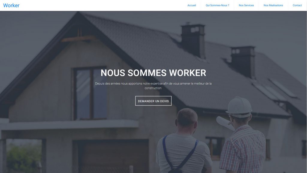 Image de mon template Worker